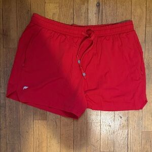 Fabletics Red Athletic Shorts
